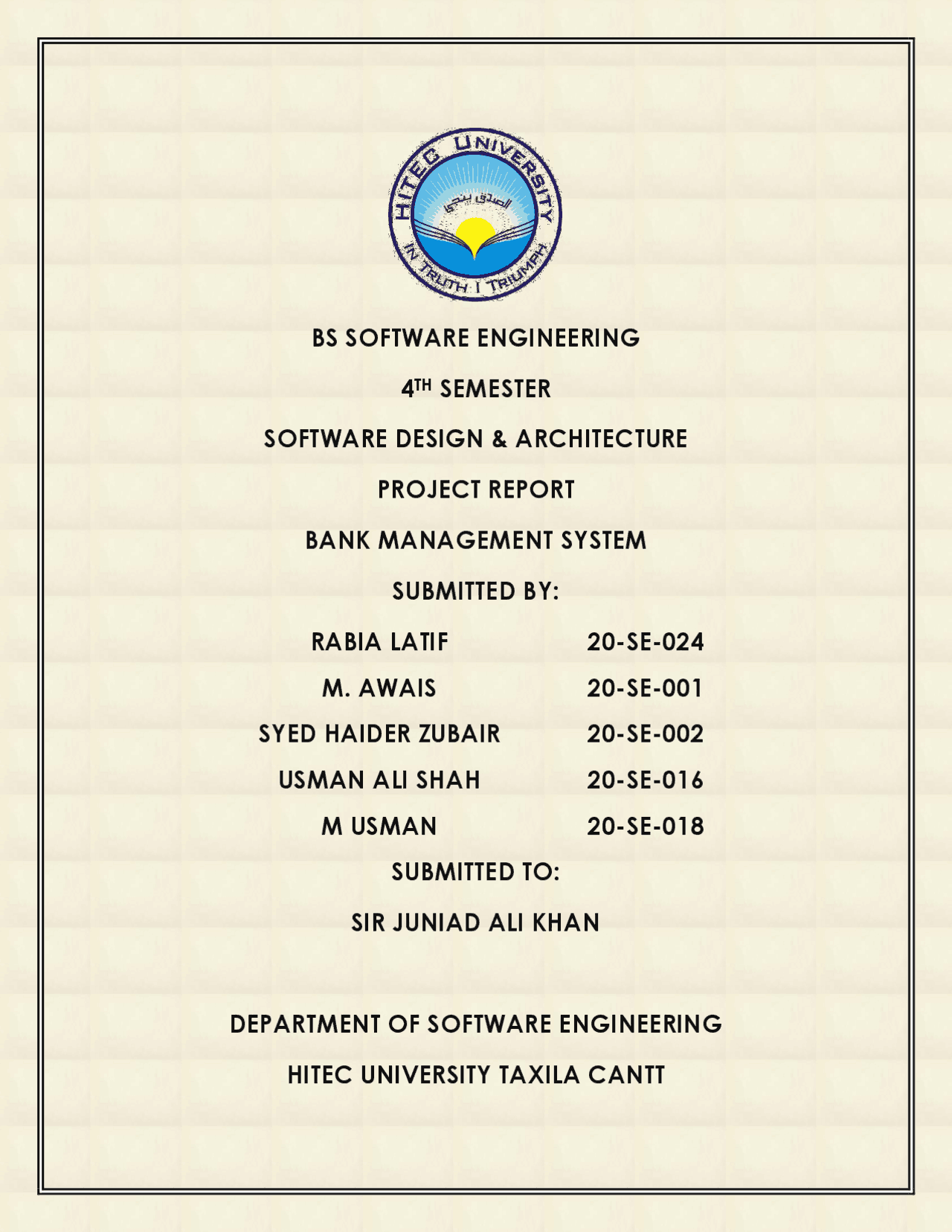 Software Engineering | Assignments Software Engineering | Docsity