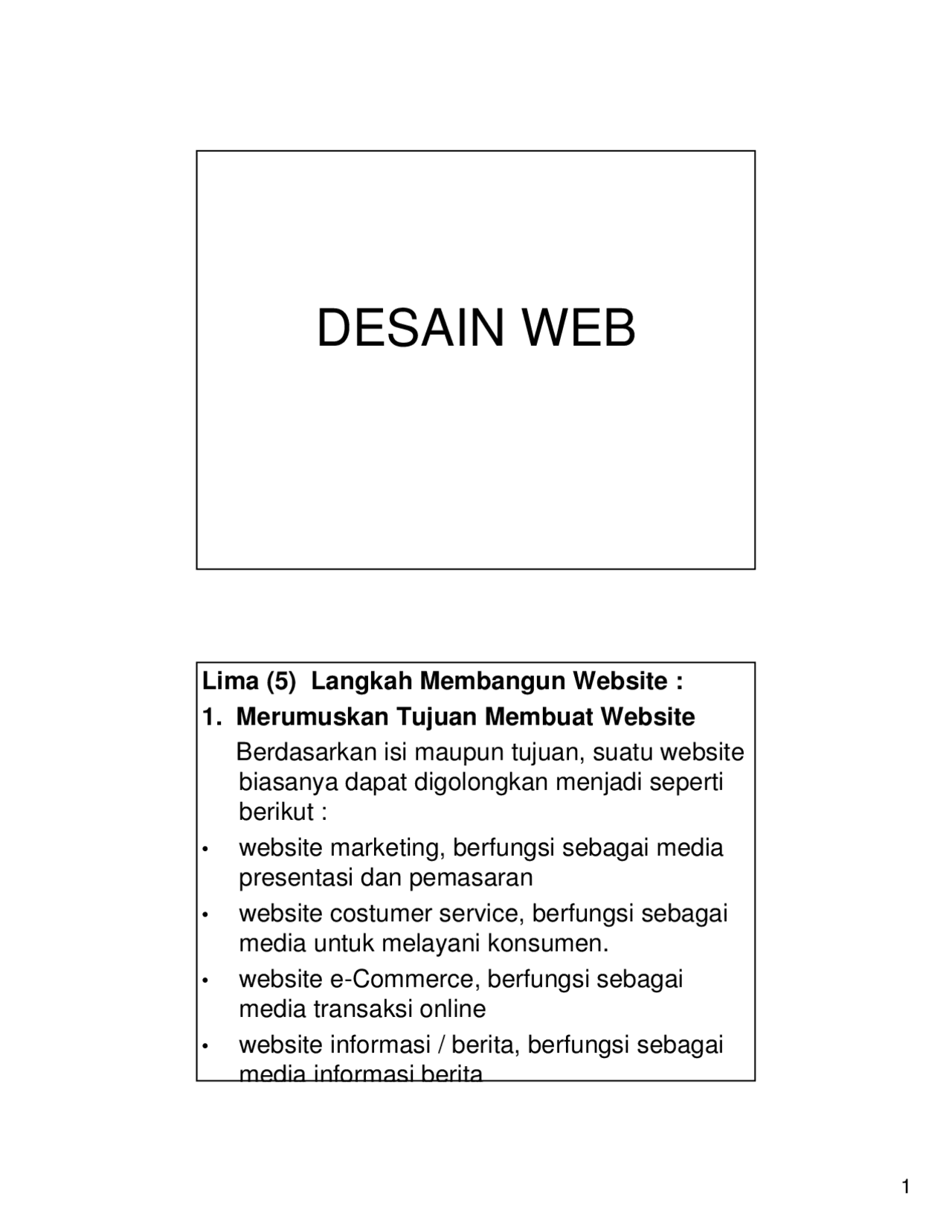Web Design: 5 Steps to Build a Website | Study notes Design | Docsity