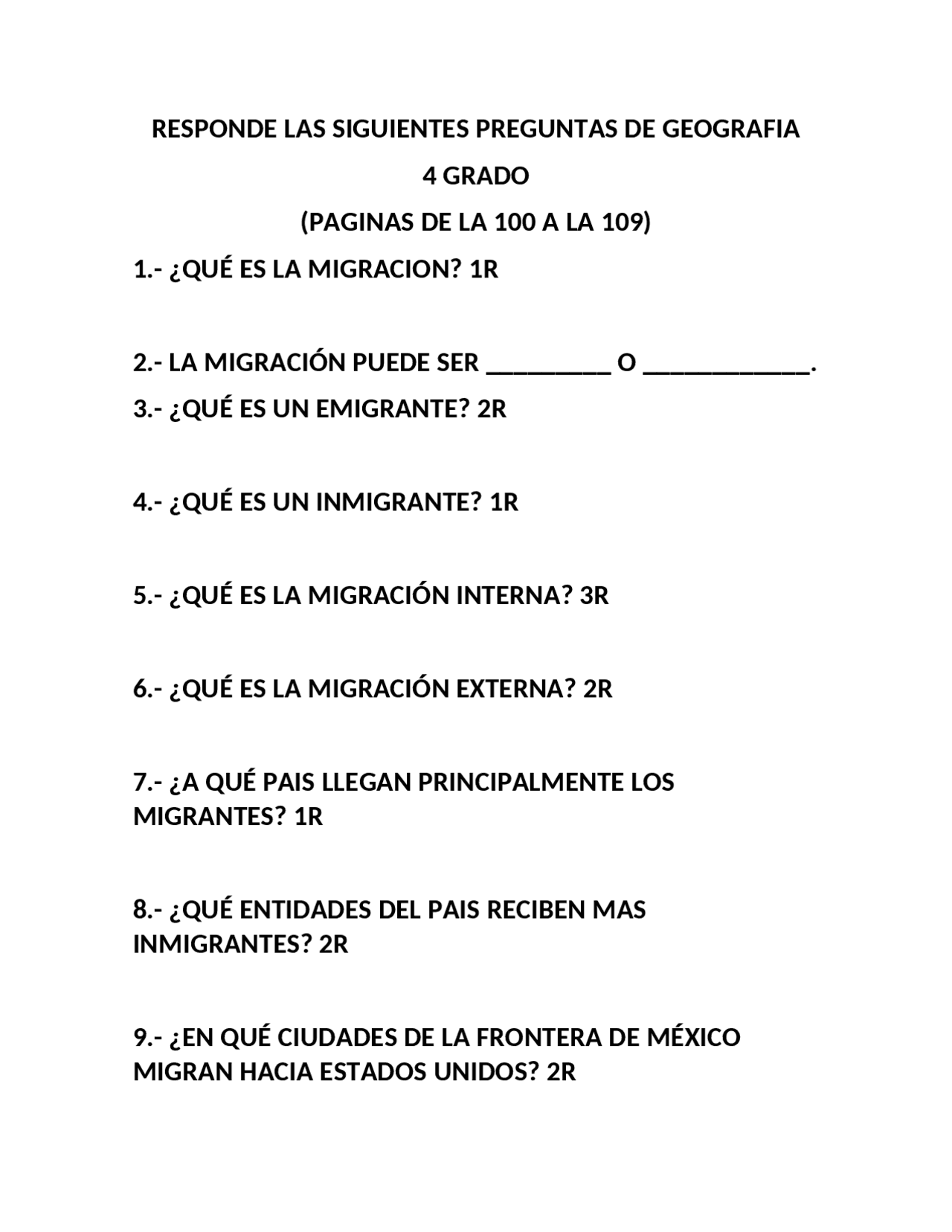 Examen De Geografia Cuarto Grado Bloque 24 Pdf - Infoupdate.org