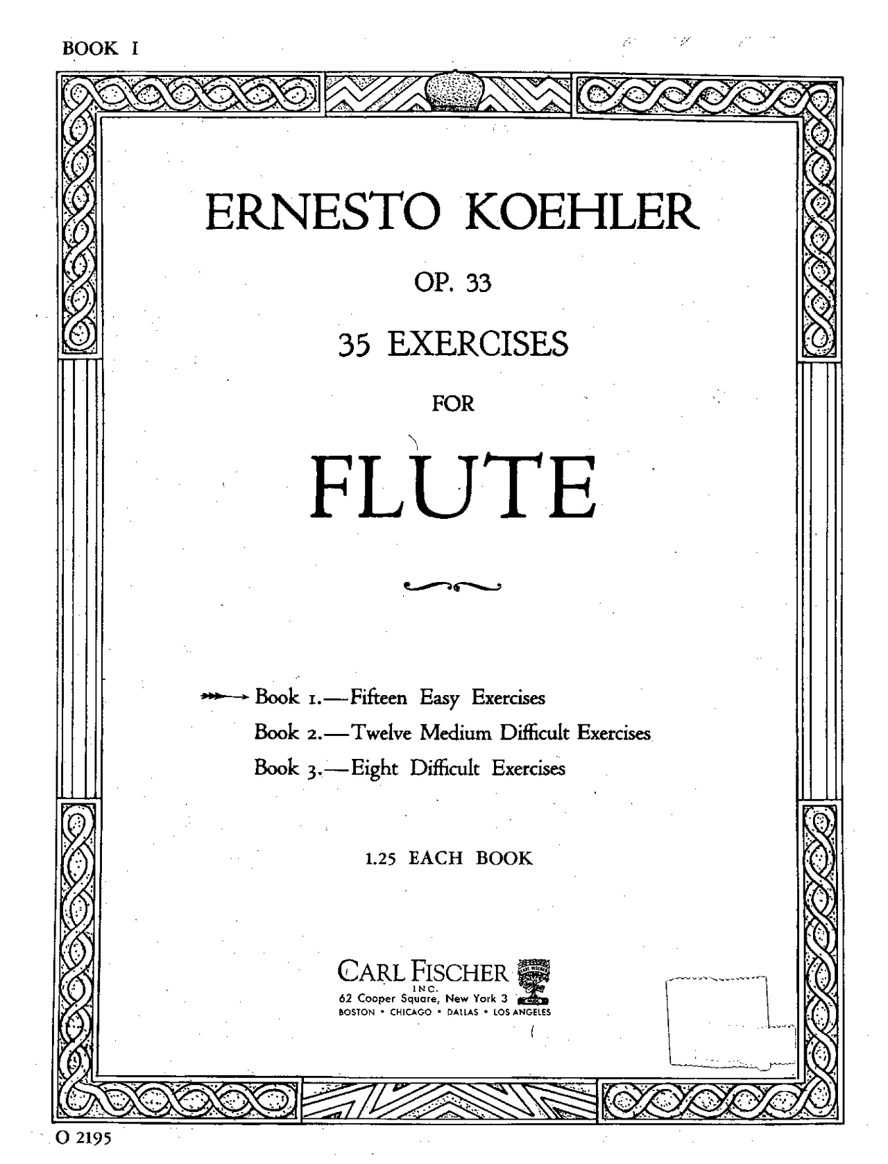 Méthode Flûte Zimmermann Kohler - Études Op.33 Vol.2 - Pédagogie Bois Flûte