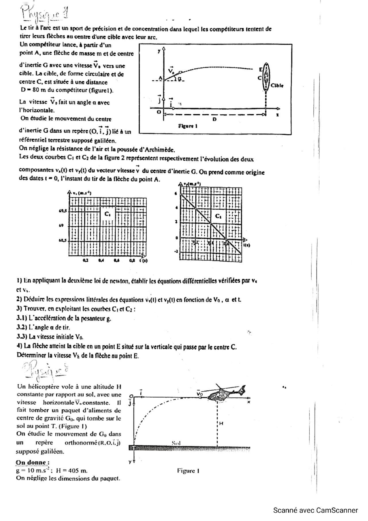 Exercices Sur Le Movement Plan 2bac Exercises Physics Docsity exercices-sur-le-movement-plan-2bac-exercises-physics-docsity