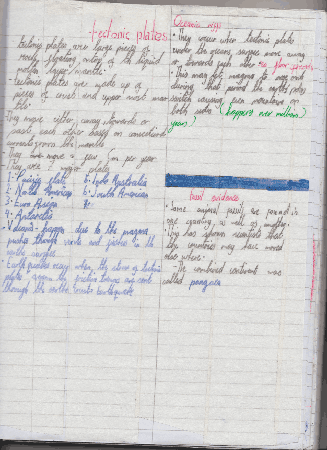 A list of language features (about 17) hand written | Summaries English ...