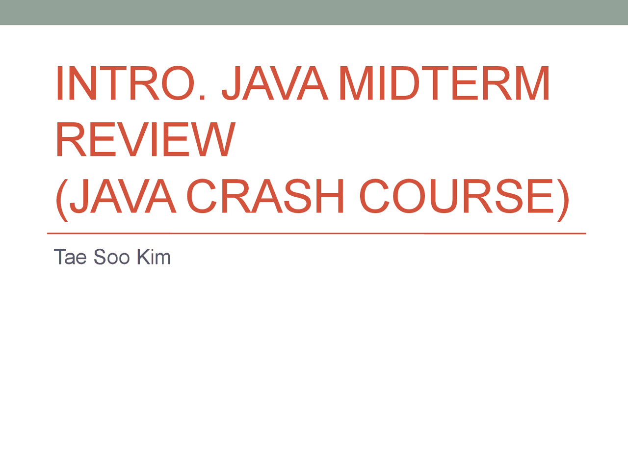 COMP SCIENCE JAVA MIDTERM REVIEW 2023 | Exams Java Programming | Docsity