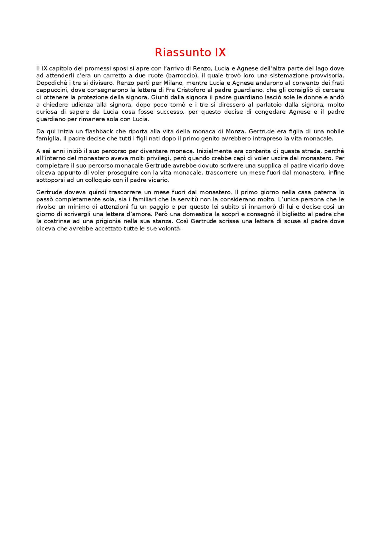 promessi sposi riassunto capitolo 7