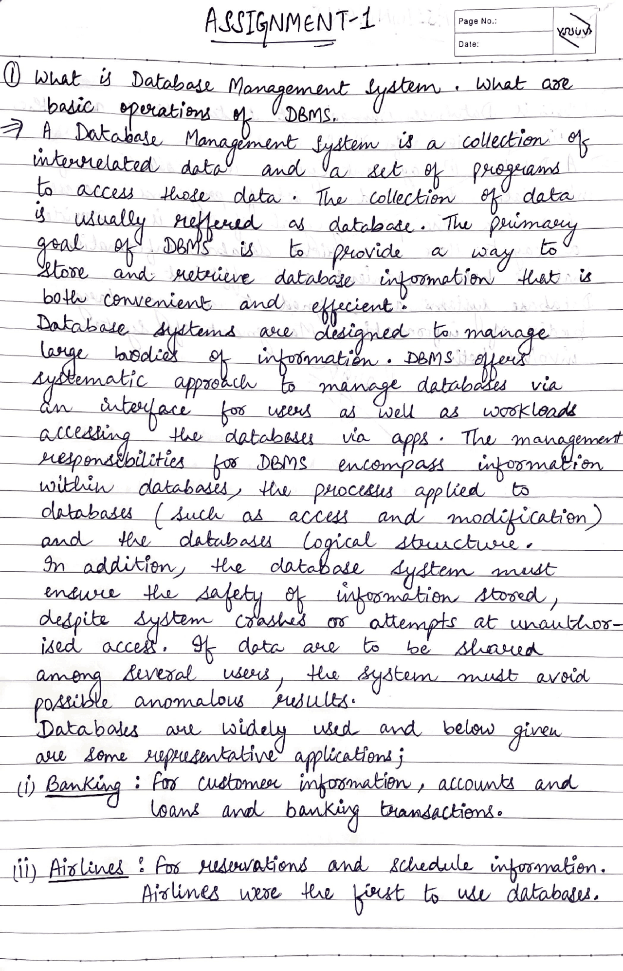 What is Database Management System? What are the basic operations of ...