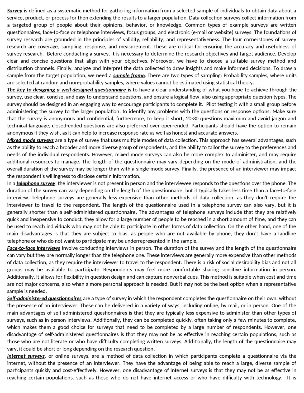 Riassunti e formule di Social Statistics | Sintesi del corso di ...