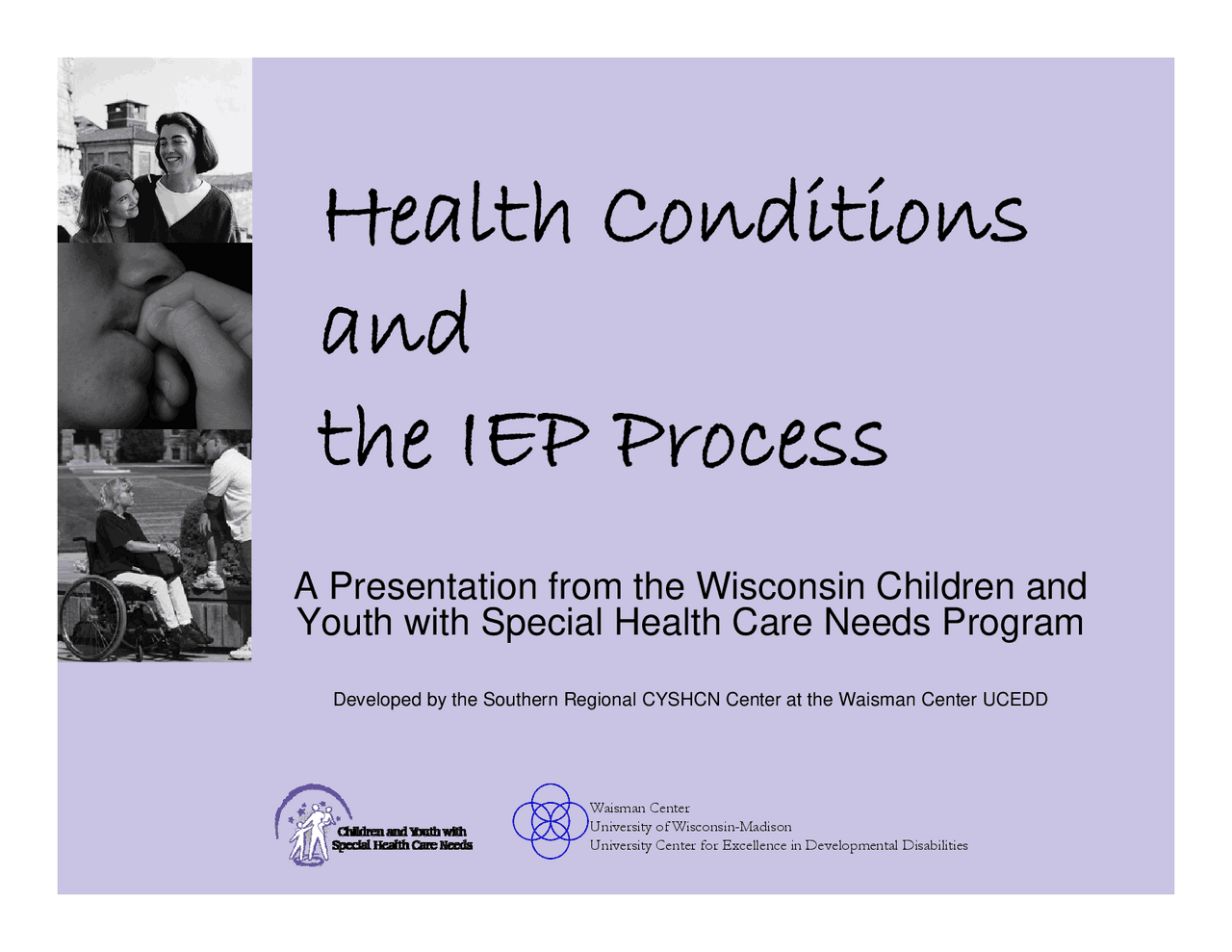 Health Conditions and the IEP Process | Study notes Public Health | Docsity