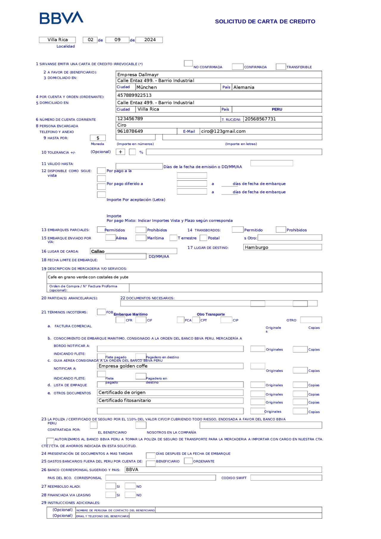 carta de credito de un banco | Guías, Proyectos, Investigaciones de ...