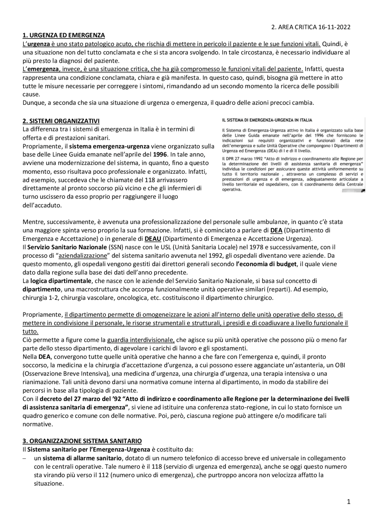 Emergenza - Ausili per Emergenza Emergenza - Ausili per Emergenza