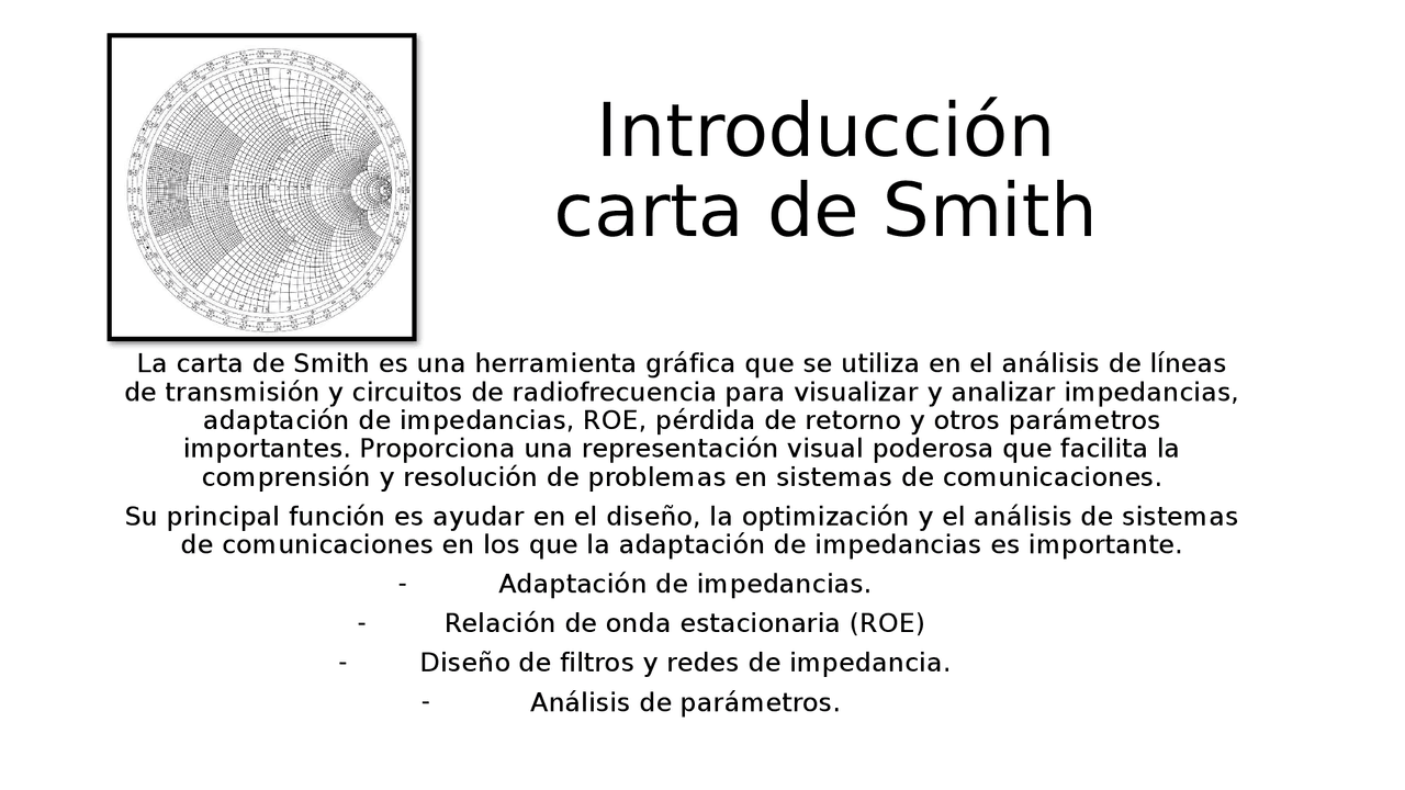 Carta de smith para admitancias | Apuntes de Antenas y Propagación de