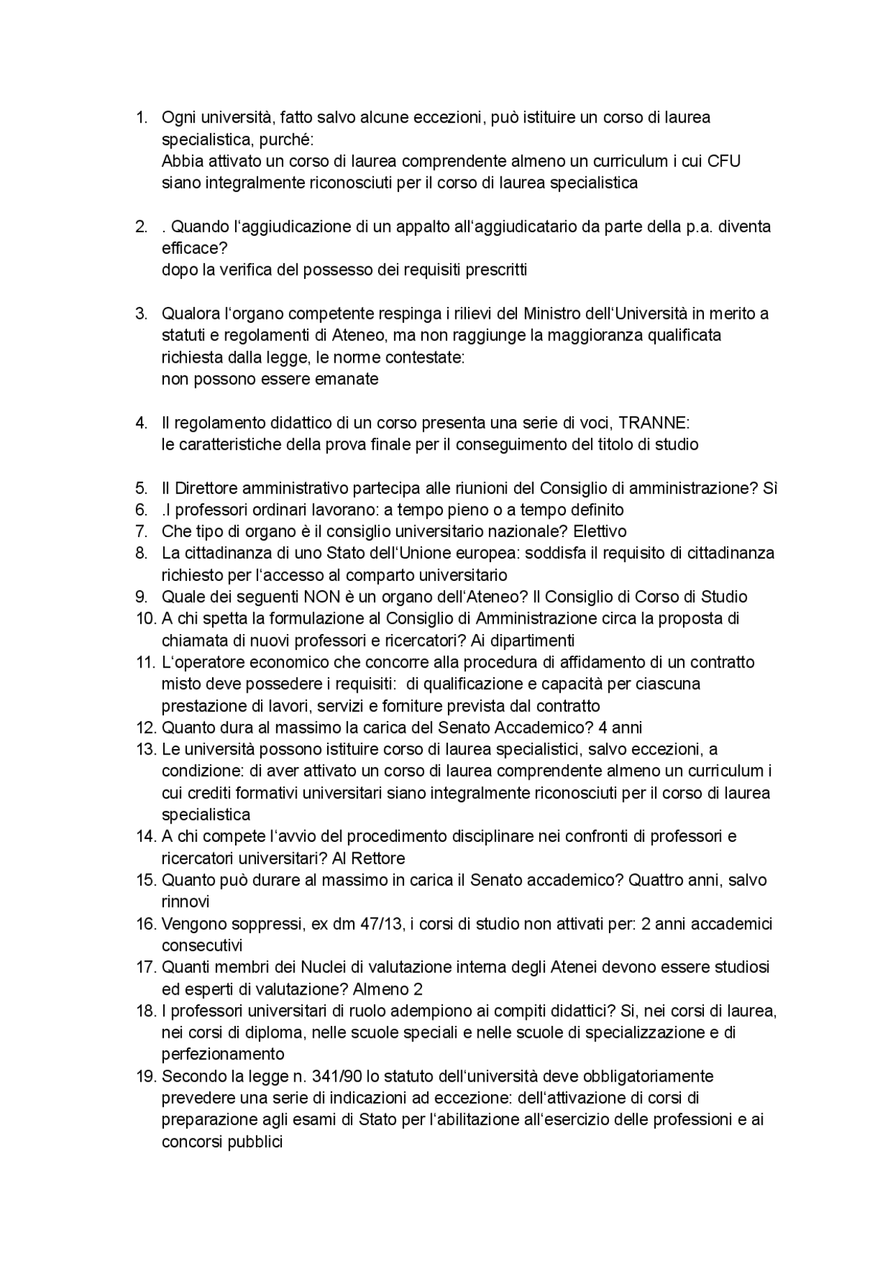 riassunto legislazione universitaria pdf gratis