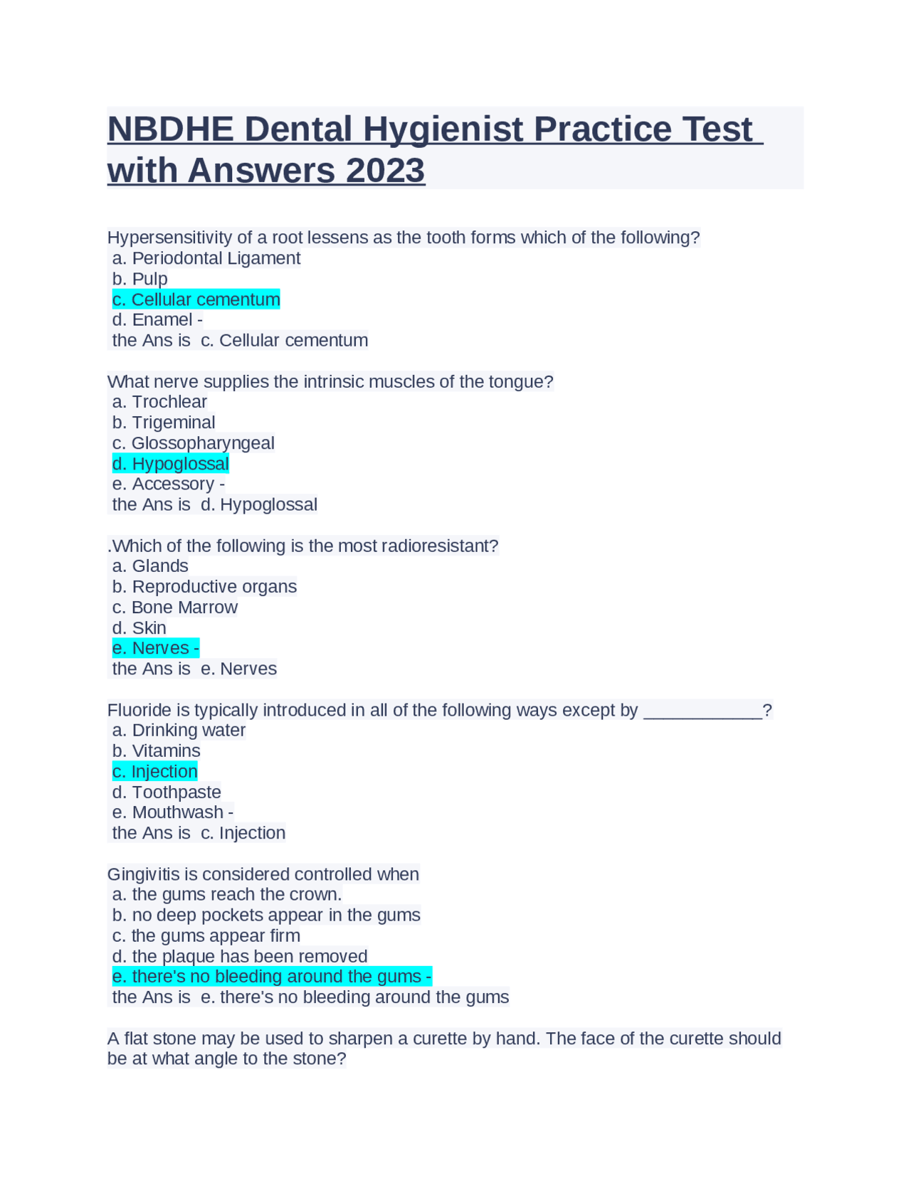Dental Hygiene Pico Questions at Caitlin Shaeffer blog