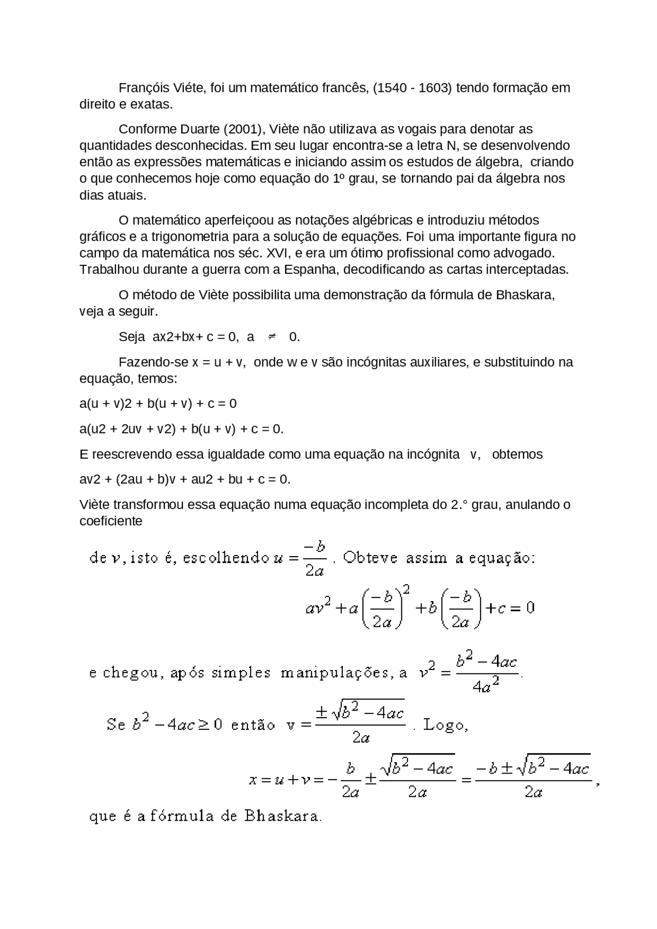 Resumo sobre a vida do matemático Françóis Voiéte | Esquemas Sociologia ...