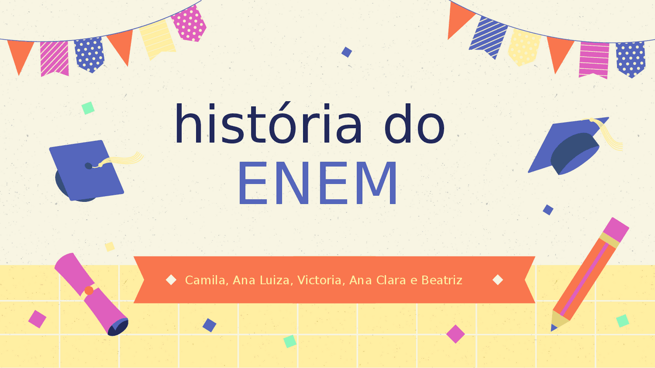 Breve história sobre a criação do enem | Slides Português (Gramática ...