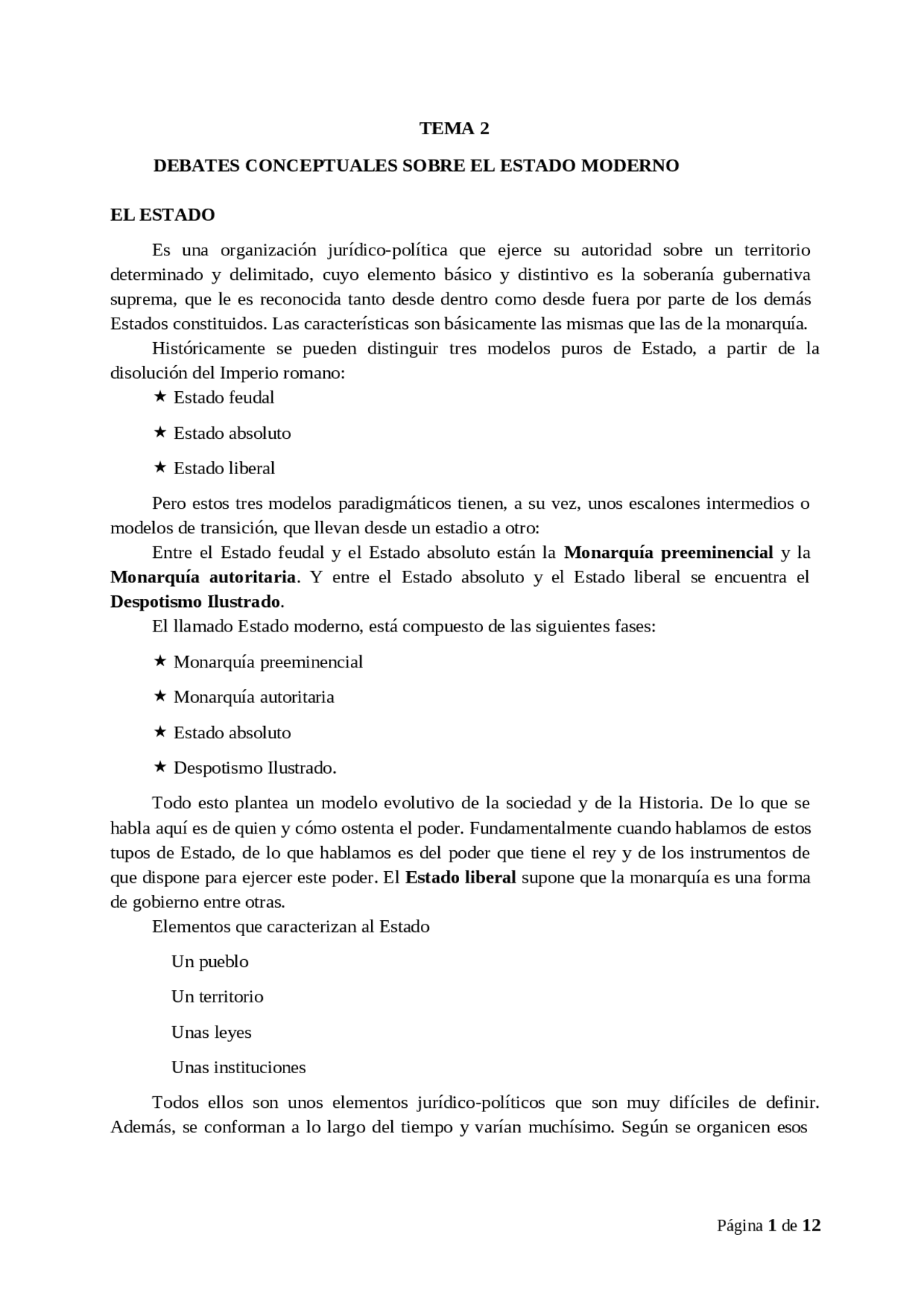 APUNTES CON EL QUE SE SACO MUY BUENA NOTA | Apuntes de Historia Moderna ...