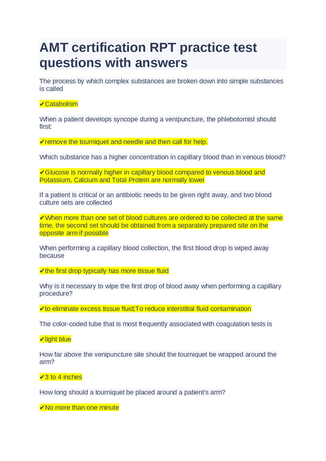 Amft Test Sample Questions Amt Practice Questions at Latonya Langley blog