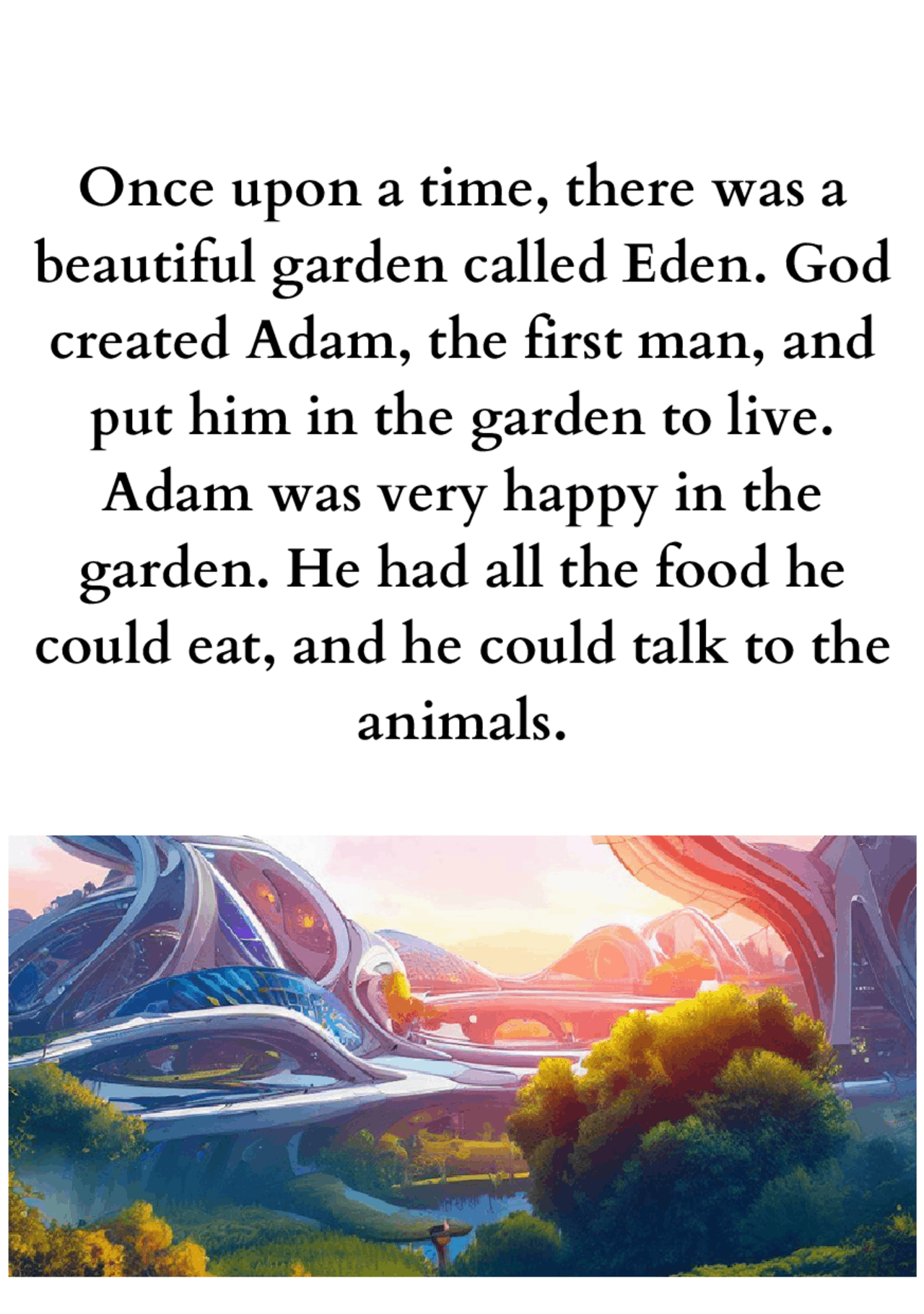 The official of GOD Adam | Thesis Philosophy | Docsity