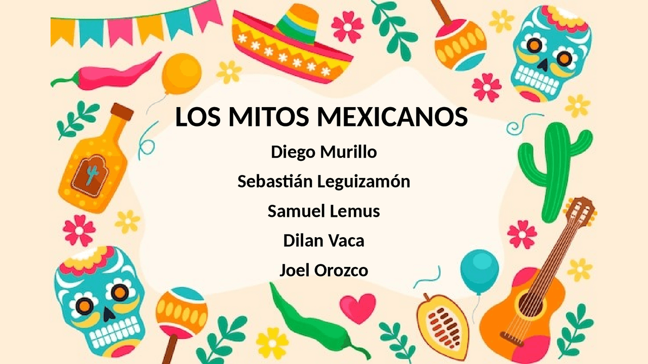 Mitos de latinoamerica explicados | Diapositivas de Lengua y Literatura