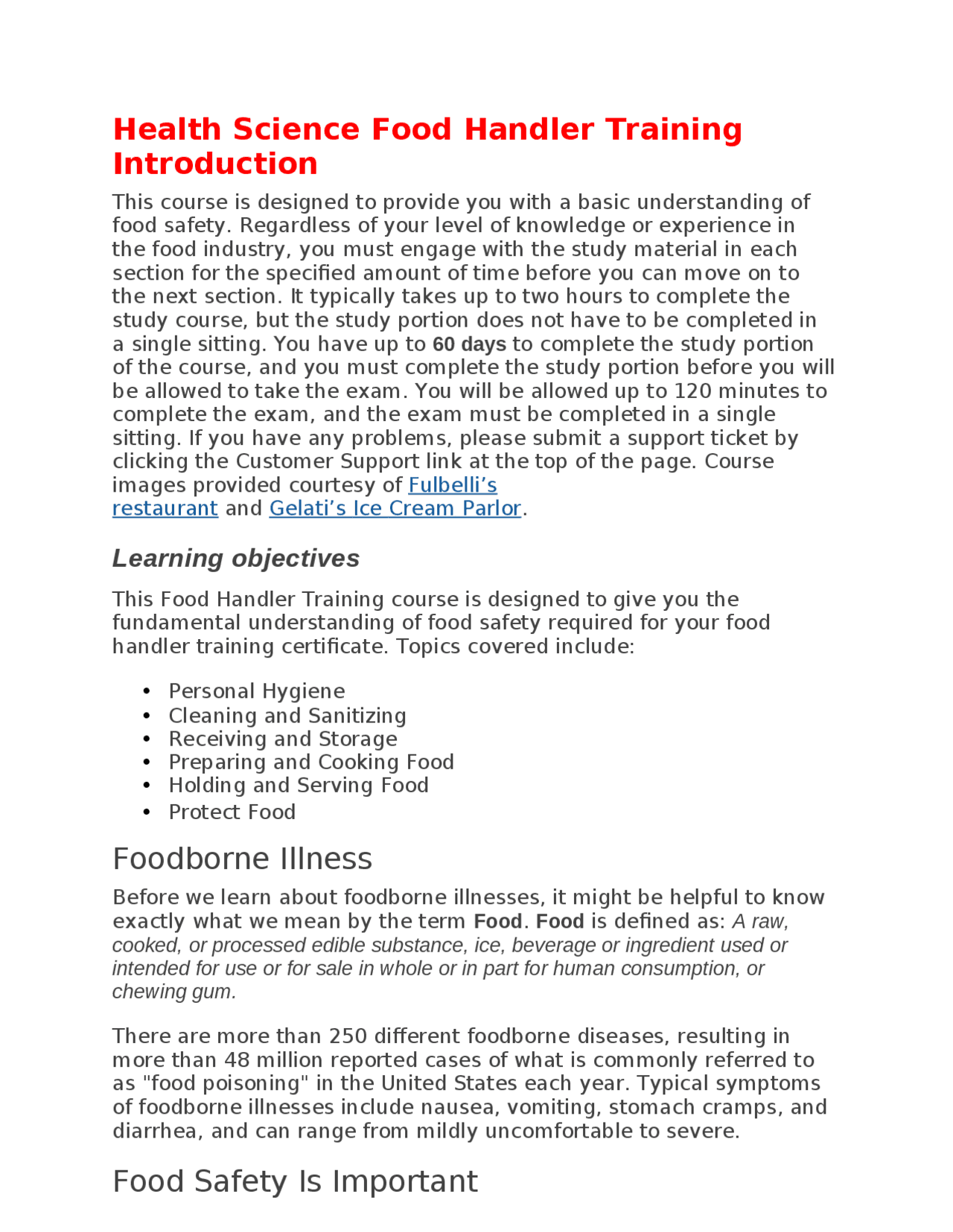 Food Handler Training Quizlet - ixso0ip