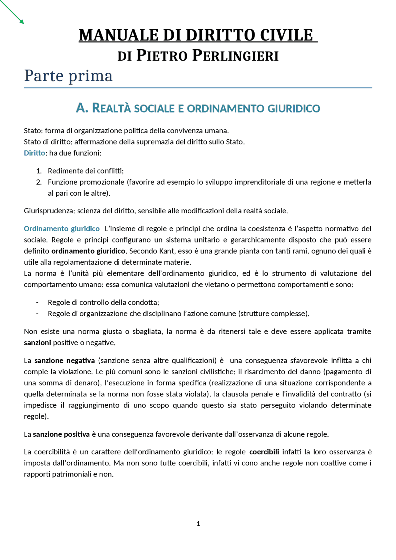 perlingieri manuale di diritto civile
