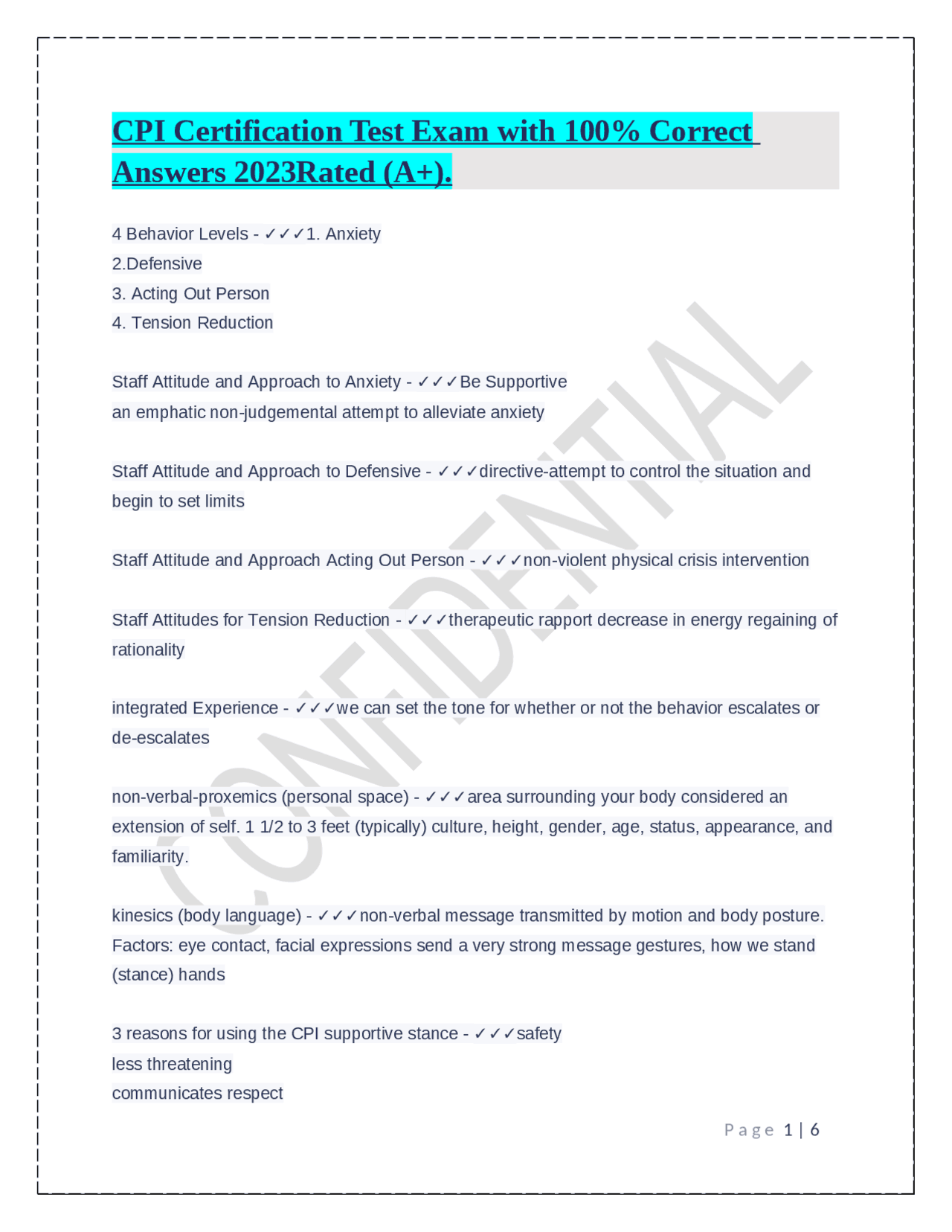 CPI Certification Test Exam with 100% Correct Answers 2023//// Exams CPI Certification Test Exam with 100% Correct Answers 2023//// Exams