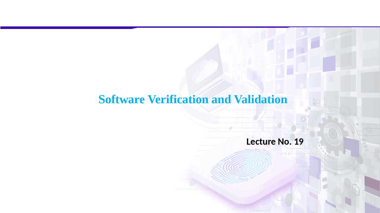 cs608- Software Verification and Validation | Schemes and Mind Maps ...