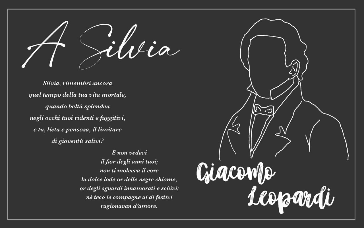 Parafrasi A Silvia Di Giacomo Leopardi A Silvia, di Giacomo Leopardi. | Appunti di Italiano | Docsity