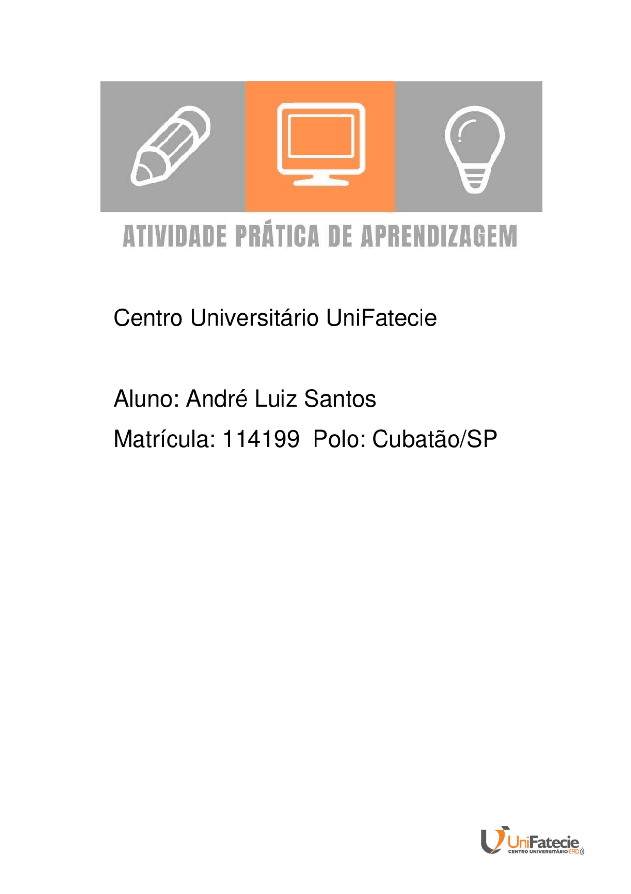 Atividade Pratica de Aprendizagem | Exercícios Economia | Docsity