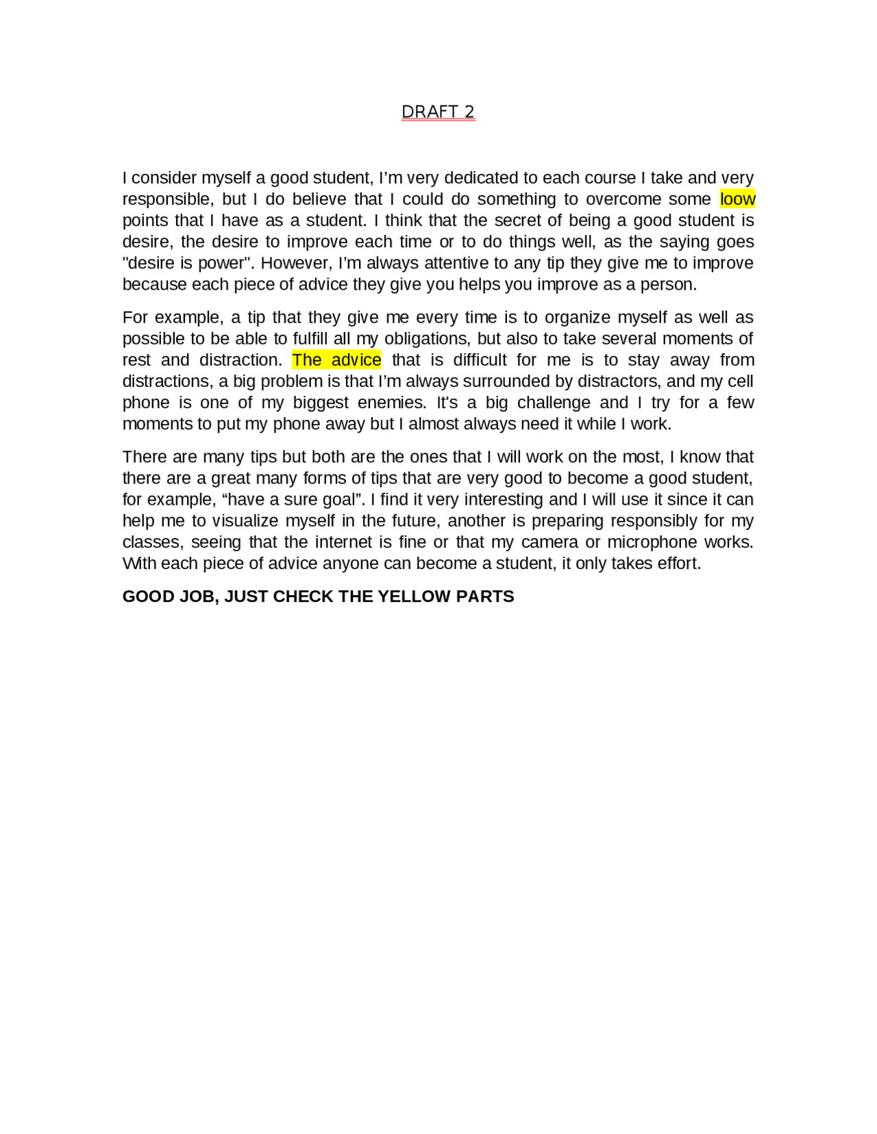 es un draft de ingles adv | Resúmenes de Idioma Inglés | Docsity