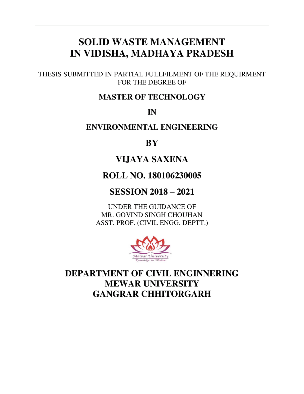Civil engineering thesis | Thesis Engineering | Docsity