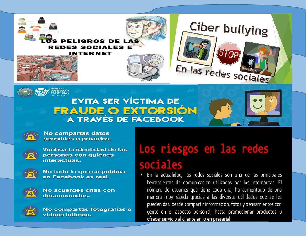 El Riesgo del uso de las redes sociales | Esquemas y mapas conceptuales ...