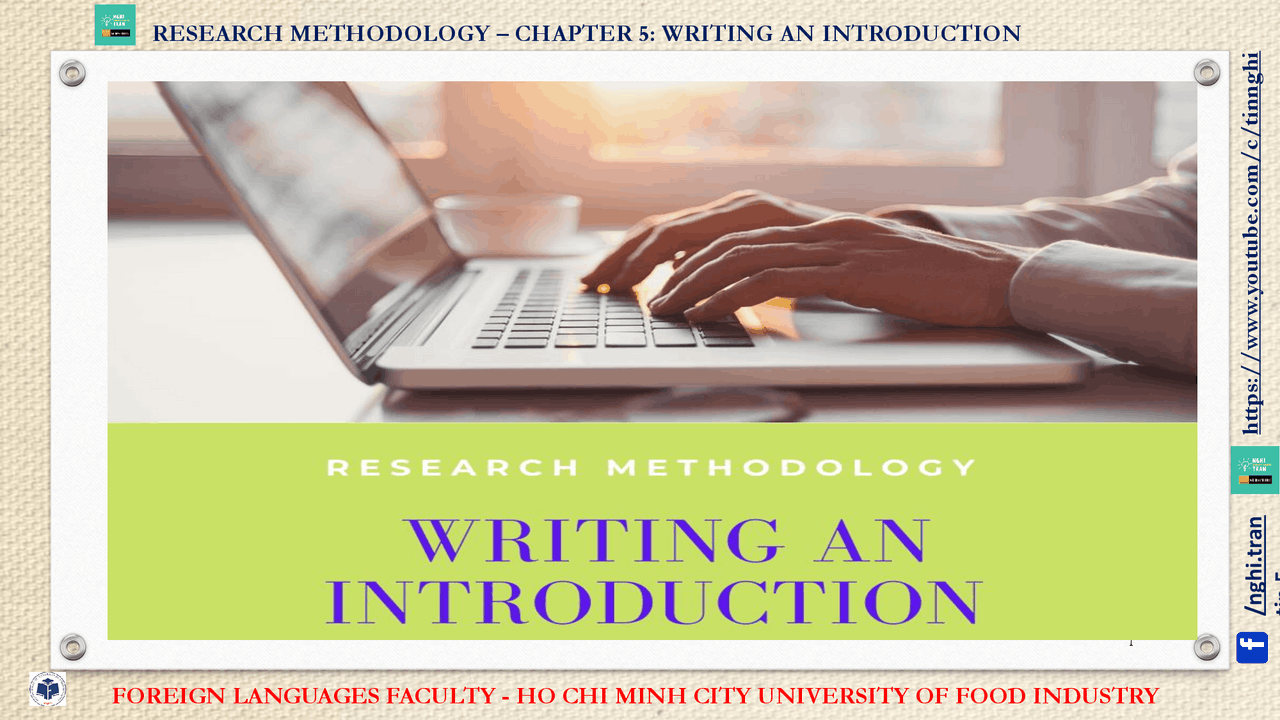 Writing an Introduction for Research Methodology | Summaries English ...