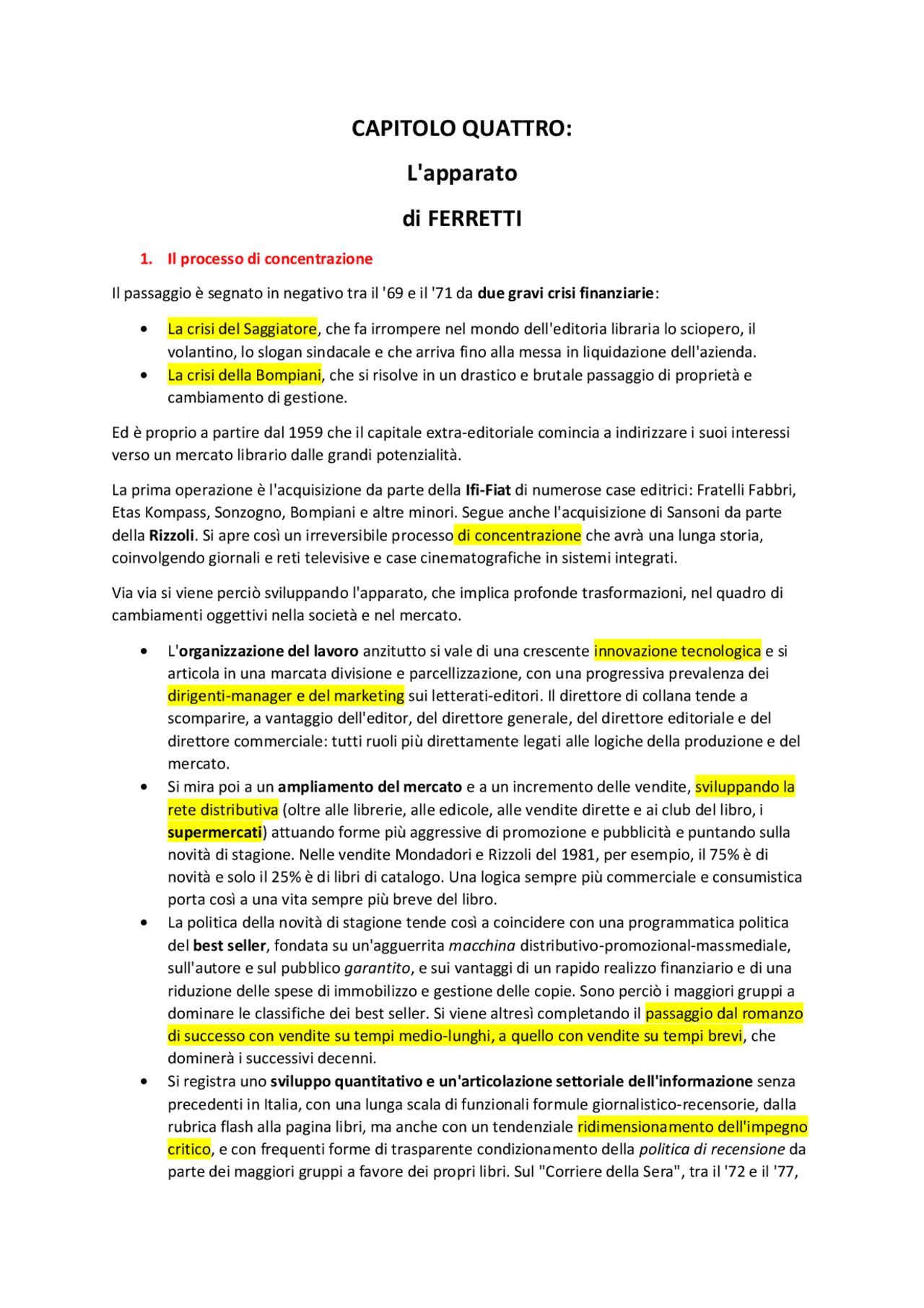 ermanno ferretti corso di filosofia