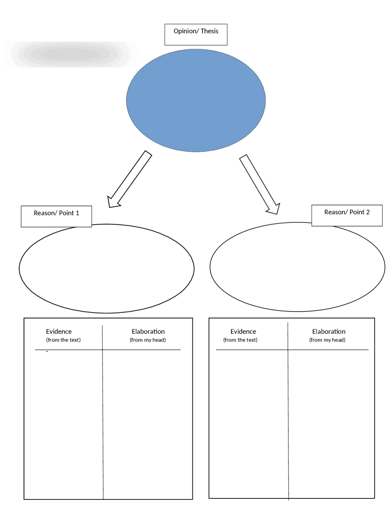 Informative Writing Template | Schemes and Mind Maps English | Docsity