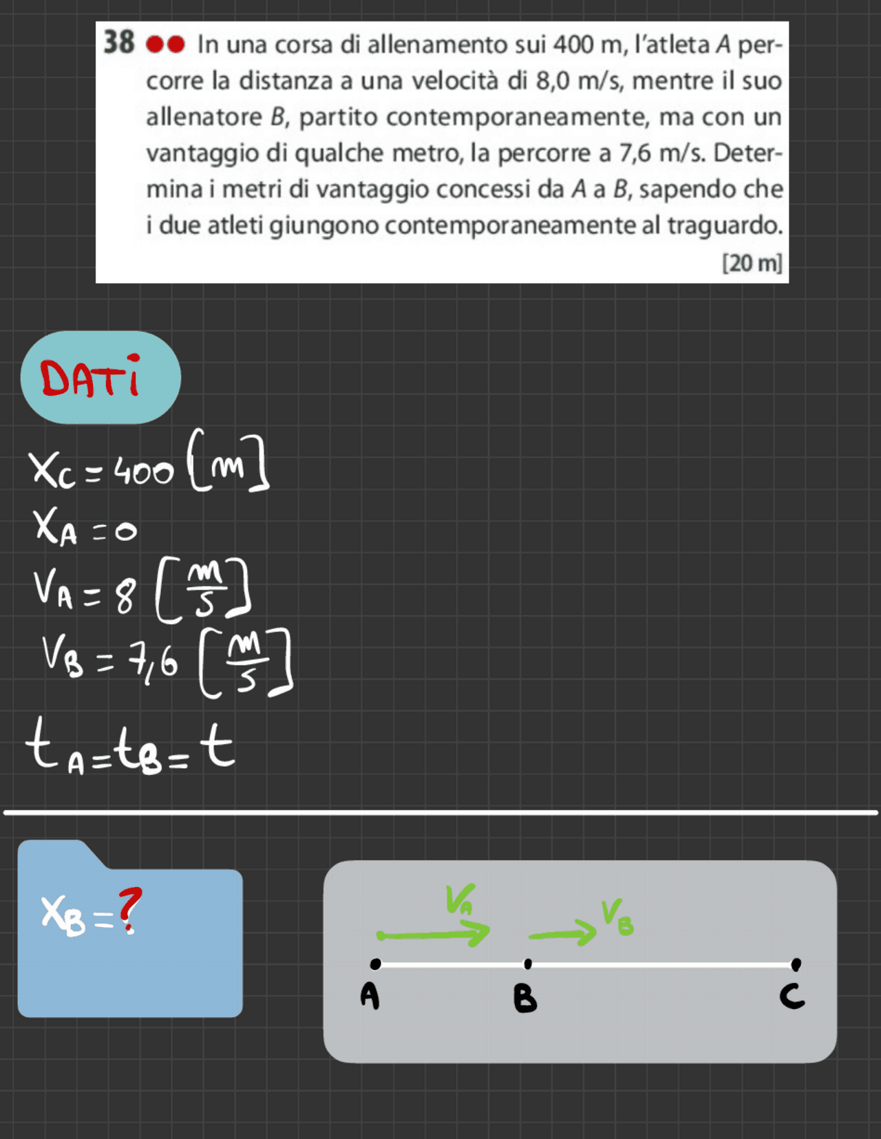FISICA ESERCIZI SVOLTI Il moto rettilineo uniforme (Parte 2) Esercizi di Fisica Docsity FISICA ESERCIZI SVOLTI Il moto rettilineo uniforme (Parte 2) Esercizi di Fisica Docsity