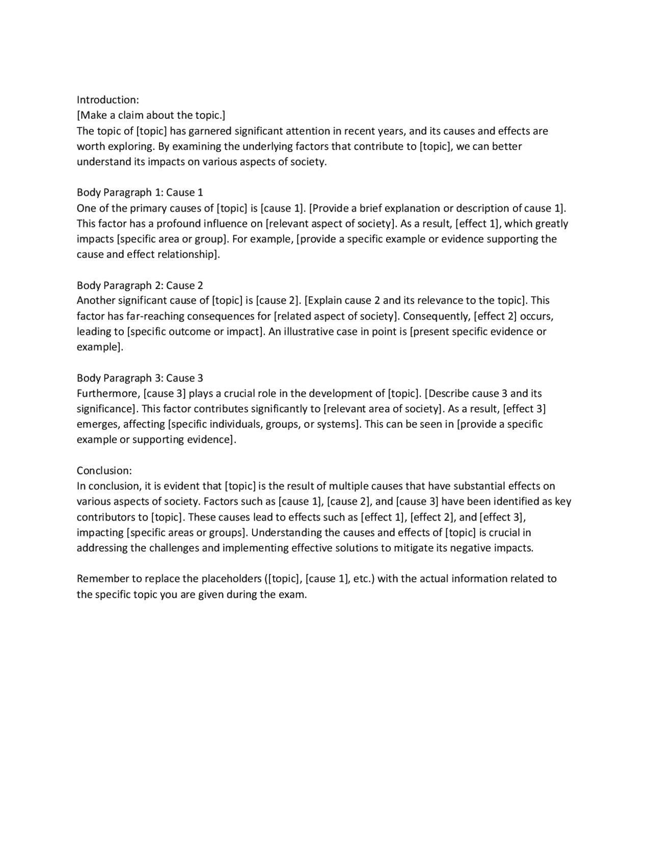 Creative Writing Gaps Notes Cause and effect essay - Fill in the gaps. | Study notes Creative ...