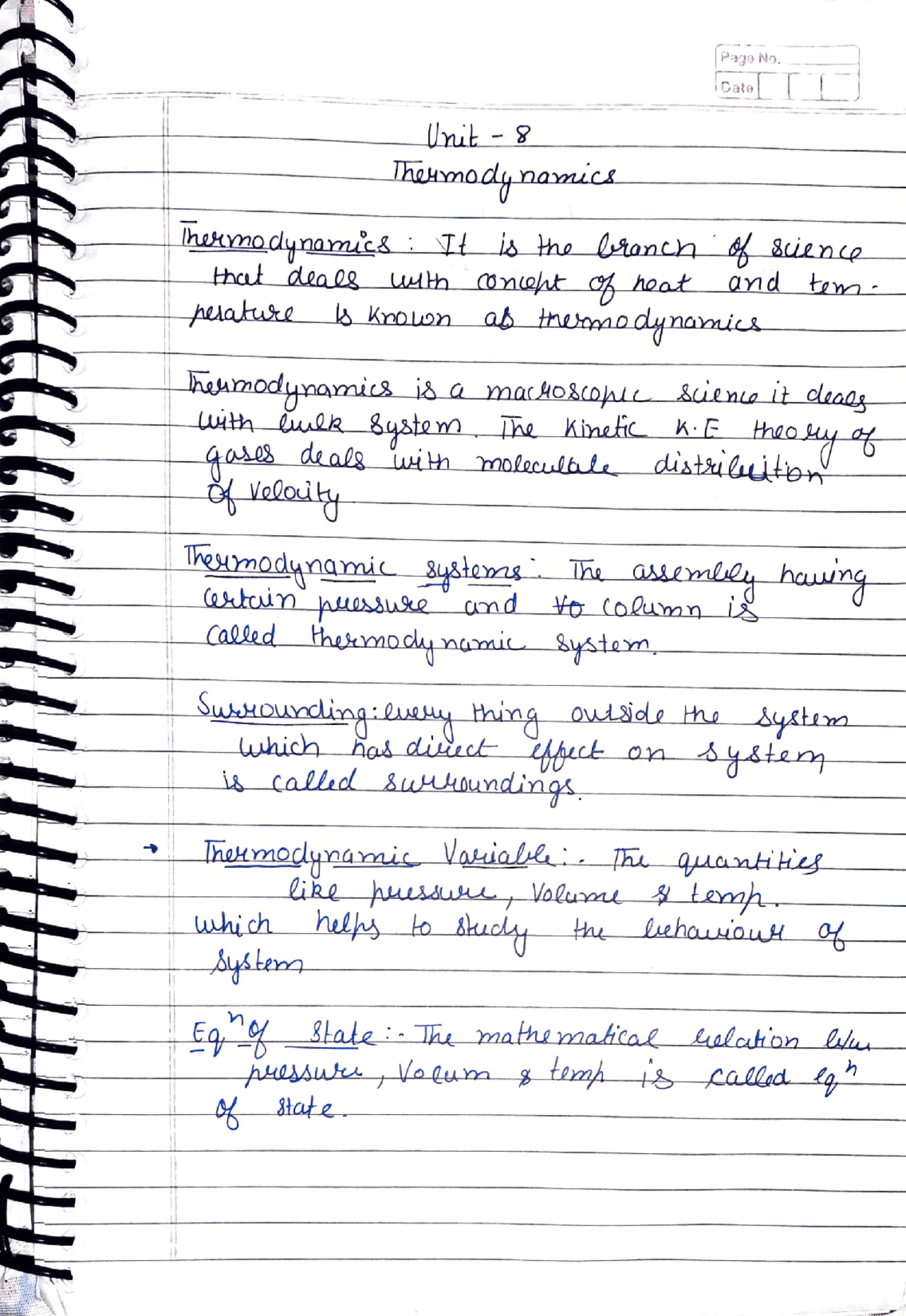 THERMODYNAMICS AND TYPES OF THERMODYNAMICS | Study notes Physics | Docsity
