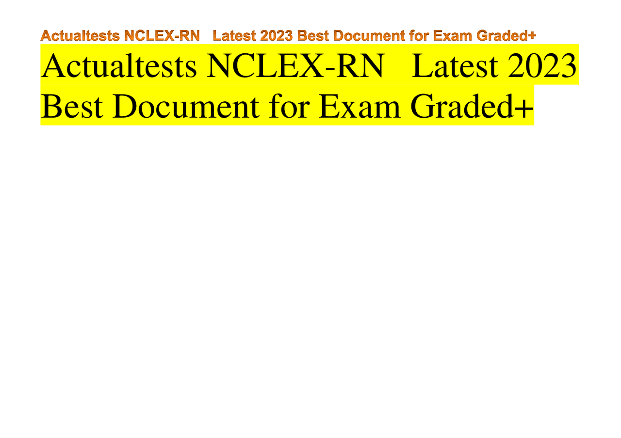 NCSBN NCLEX-RN Dump - 1 Mese Di Aggiornamenti Garantiti - Materiale Studio In Inglese