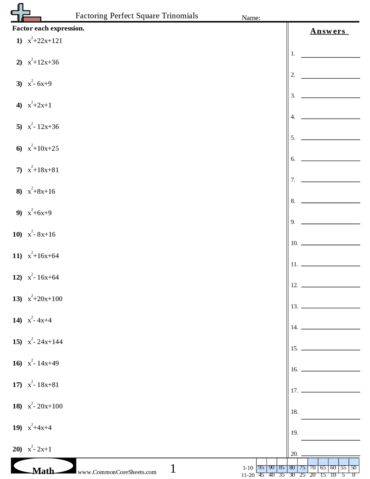 Factoring Perfect Square Trinomials Quizzes Mathematics Docsity factoring-perfect-square-trinomials-quizzes-mathematics-docsity
