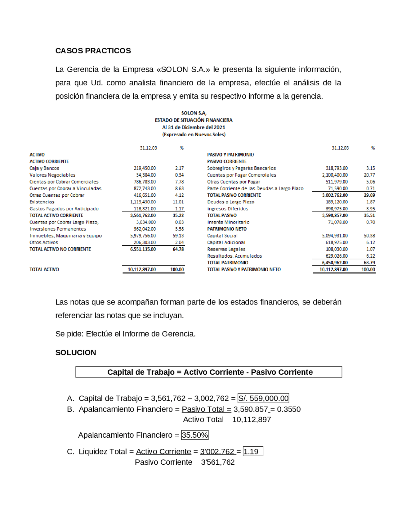 Casos Pr cticos EE FF Ejercicios De Fundamentos De Contabilidad Docsity Casos pr cticos ee ff ejercicios de fundamentos de contabilidad docsity