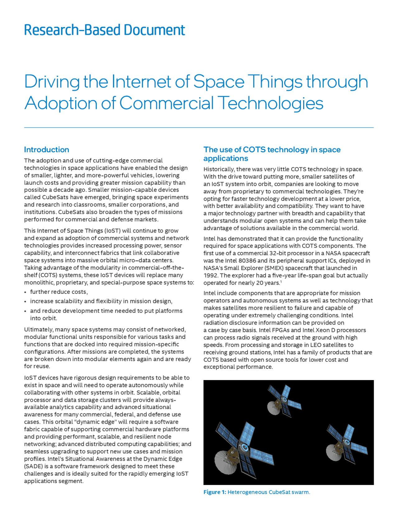 Driving the Internet of Space Things through Adoption of Commercial ...