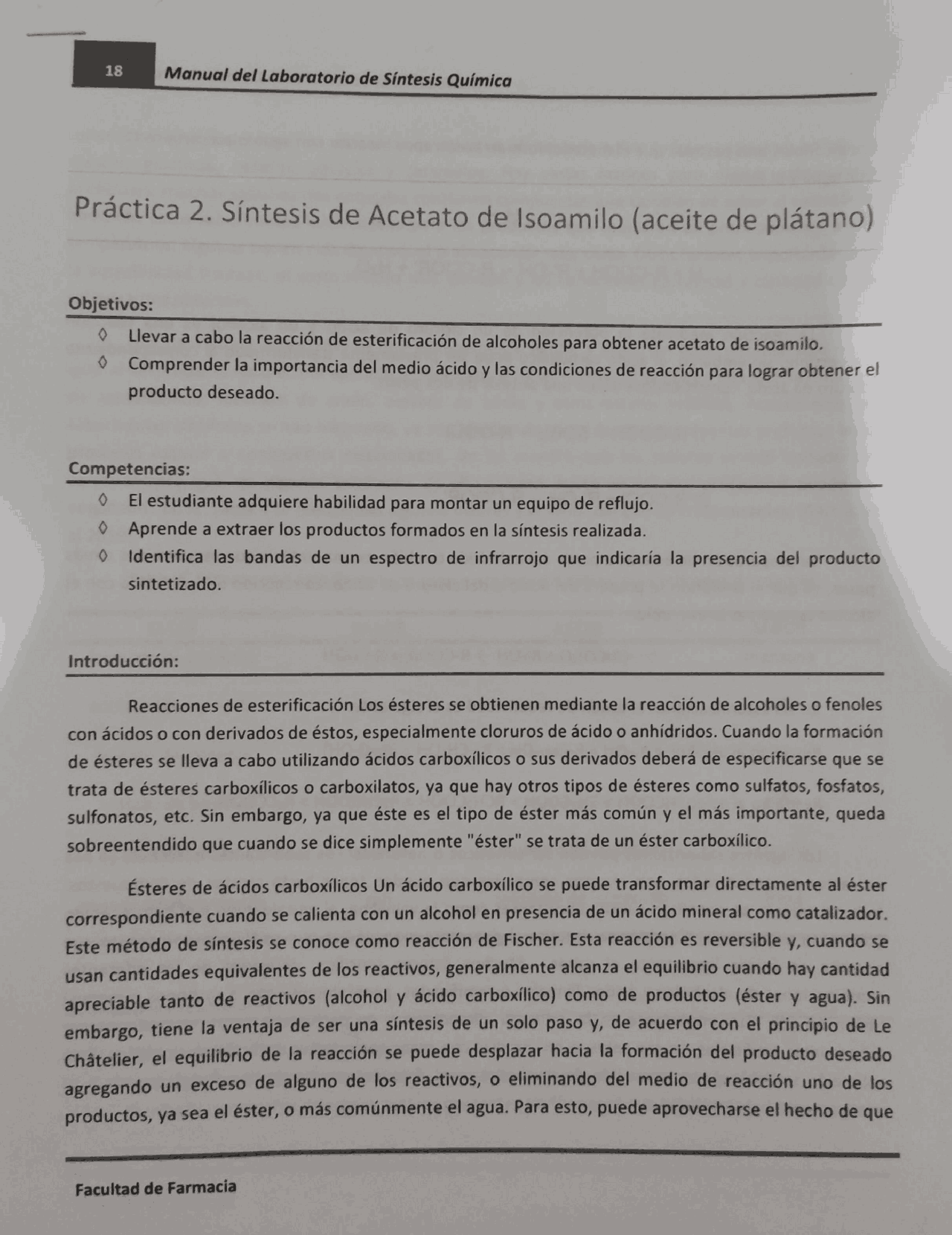 Sintesis de acetato de isamilo practica 2 | Ejercicios de Química ...