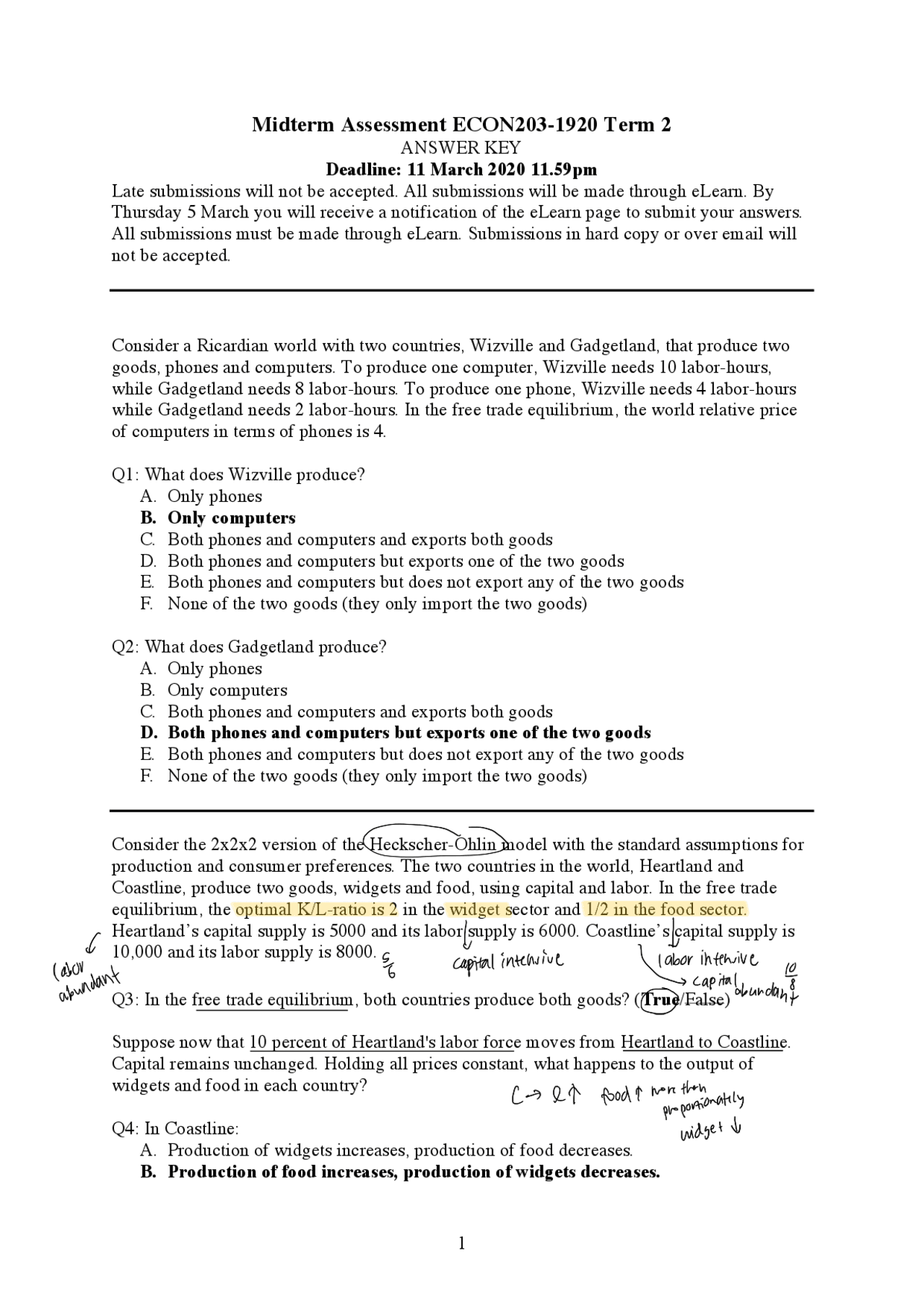 Economics Practice Questions Exercises Economics Docsity