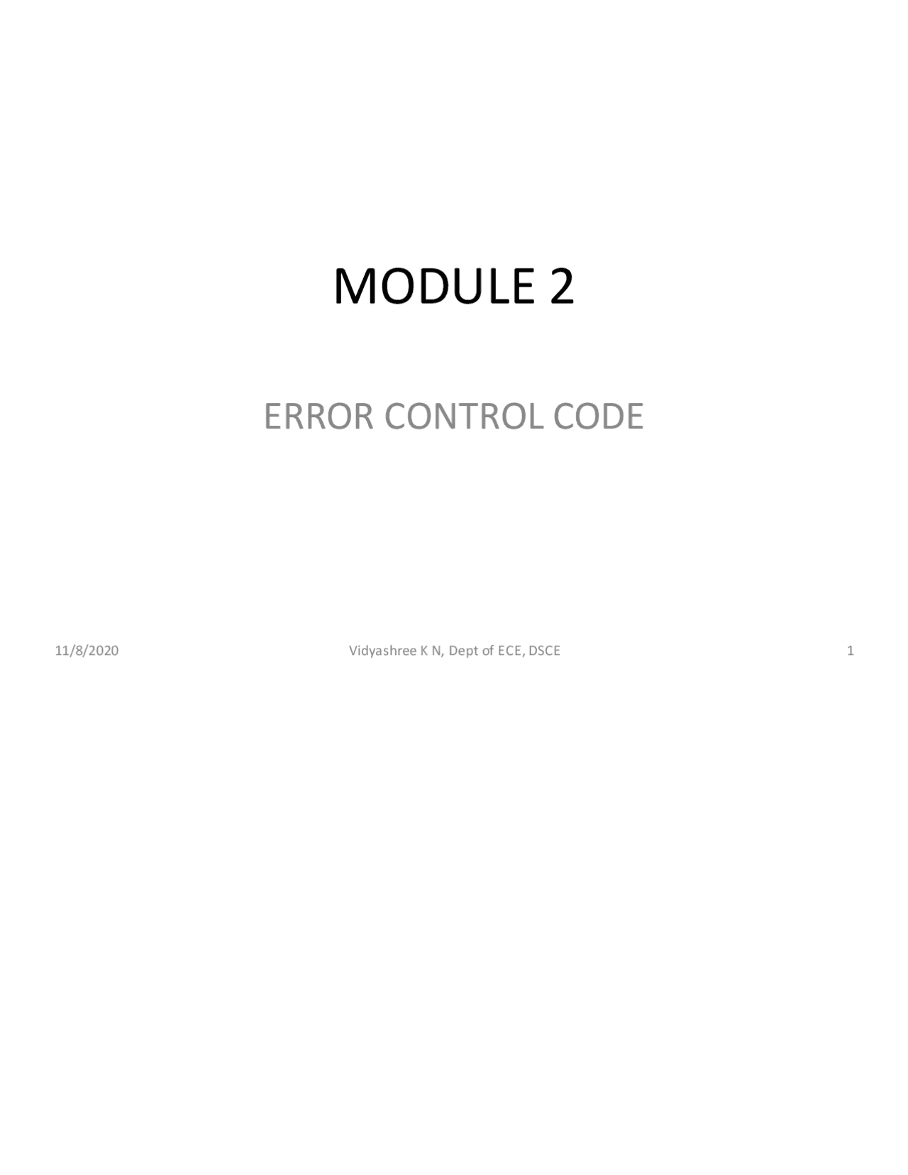 Cyclic codes error control code | Study notes Digital Communication ...