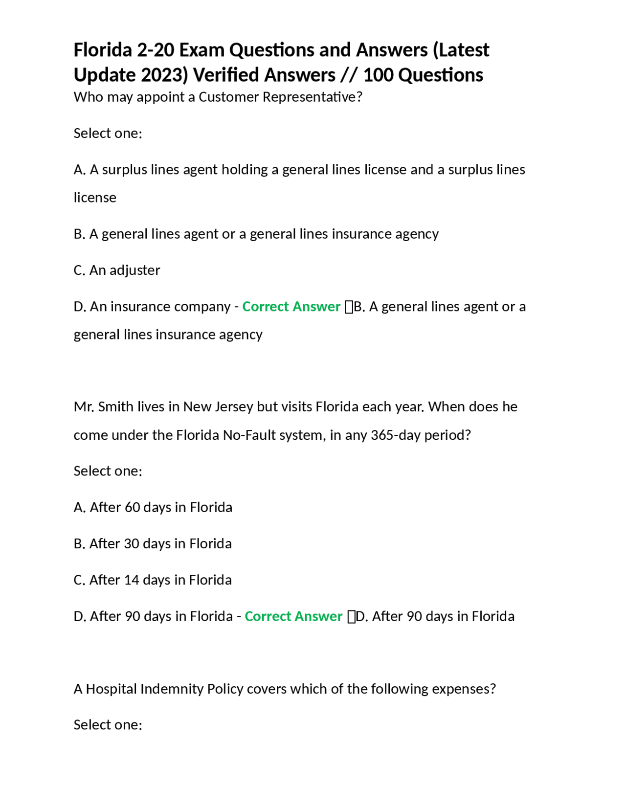 Florida 2 20 Exam Questions And Answers Latest Update 2023 Verified florida-2-20-exam-questions-and-answers-latest-update-2023-verified