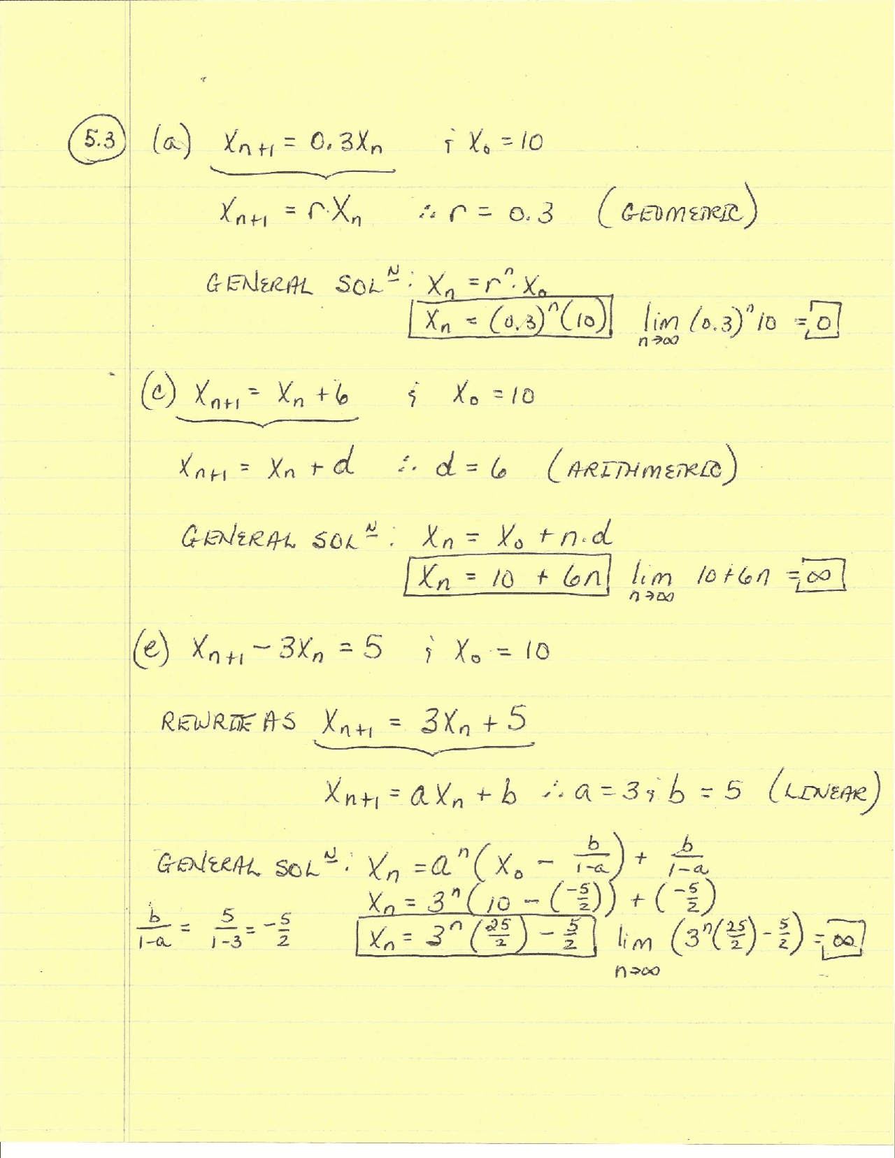 this is solutions to hw problems | Study notes Calculus | Docsity