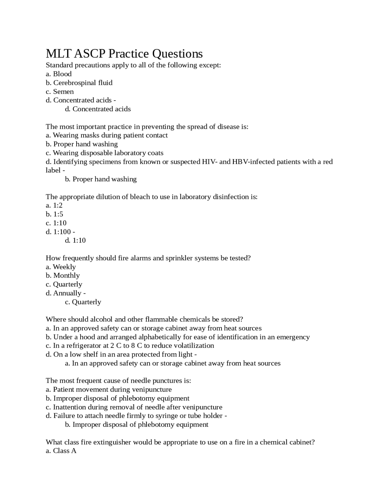 MLT ASCP Practice Questions MLT ASCP Practice Questions | Exams Biology ...