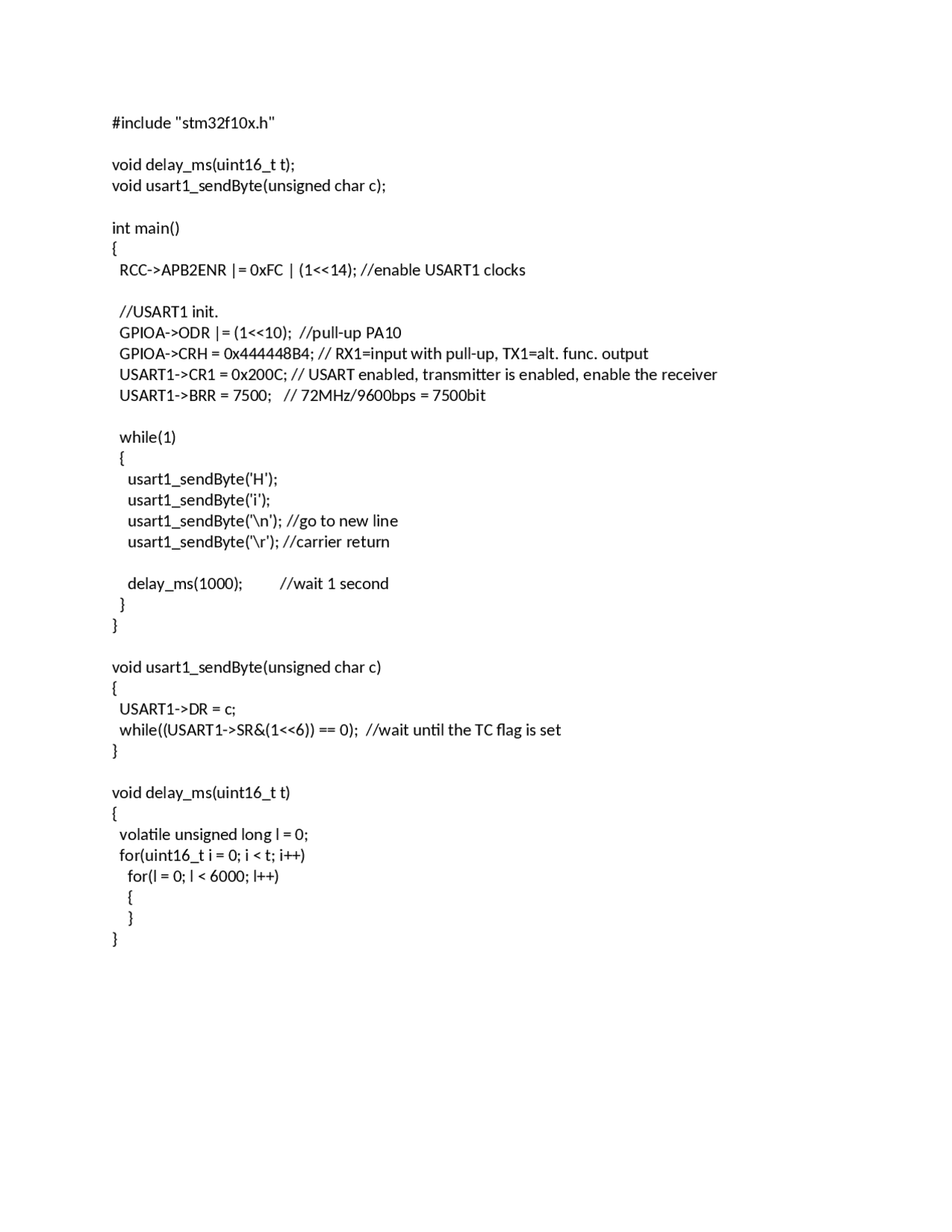 LCD programing example | Summaries Embedded Systems | Docsity