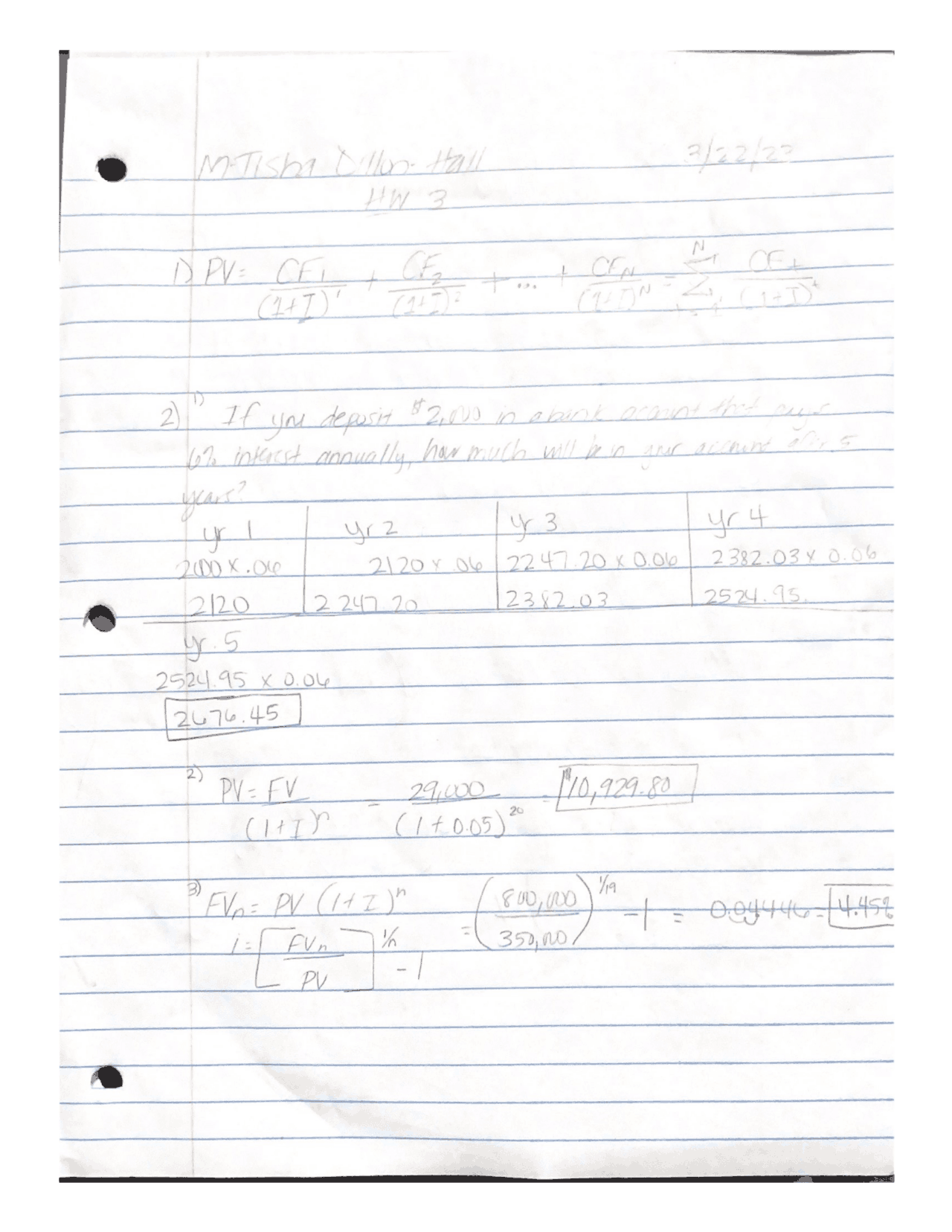 Homework assignments | Assignments Business Administration | Docsity