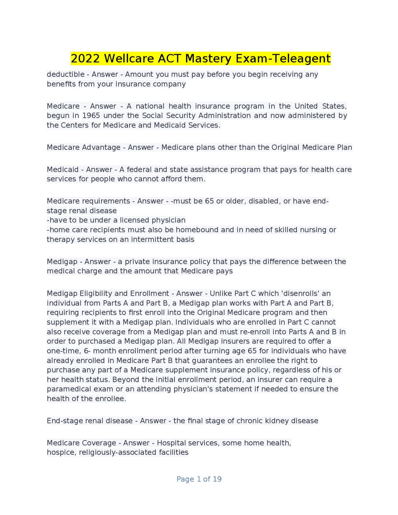 Crack The Code: 2025 Wellcare Act Mastery Exam For Teleagents - 7paoho8
